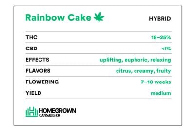 Rainbow Cake strain info