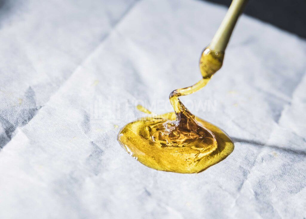 THC wax concentrate rosin isolated 