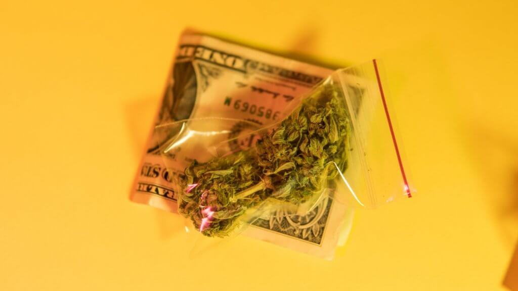 How much is an 8th of weed in the US?