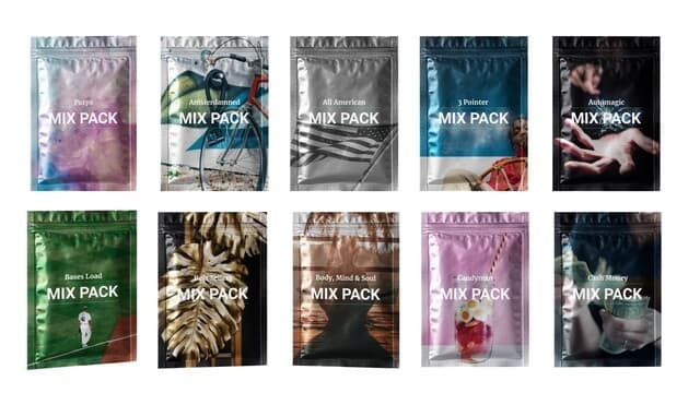 Mix packs marijuana strains
